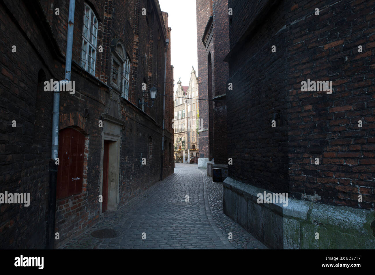 Gdansk, Old Town, Stock Photo