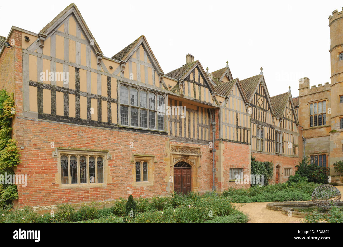Coughton Court, the Tudor Country House, in Warwickshire, England, UK Stock Photo