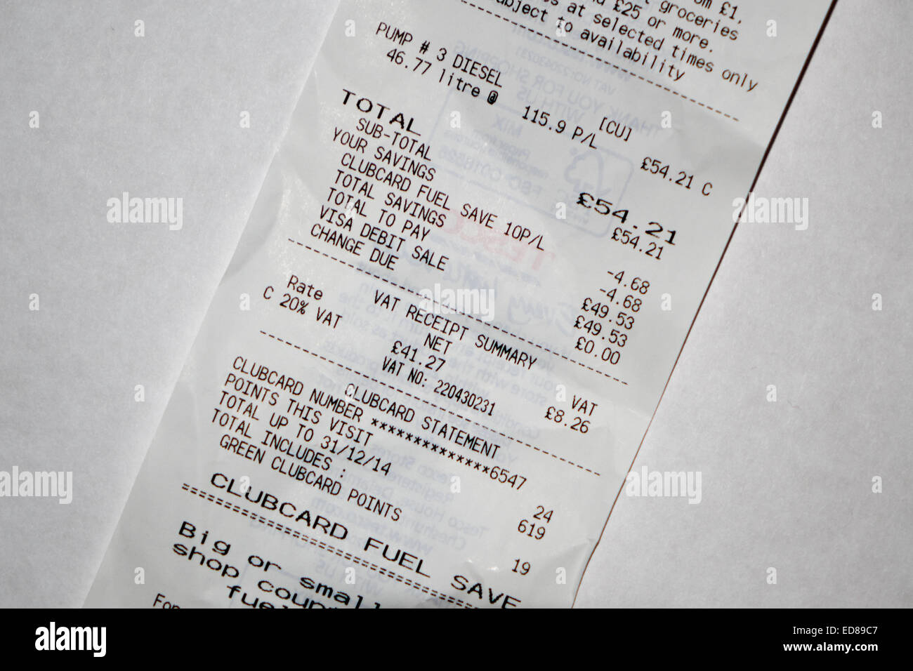 petrol-receipt-hi-res-stock-photography-and-images-alamy