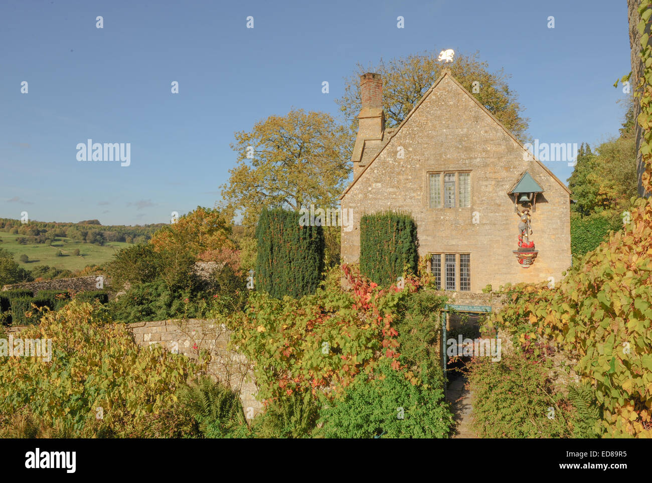 Snowshill Manor, Snowshill near the Traditional Cotswold Village of Broadway, Gloucestershire, England, UK Stock Photo