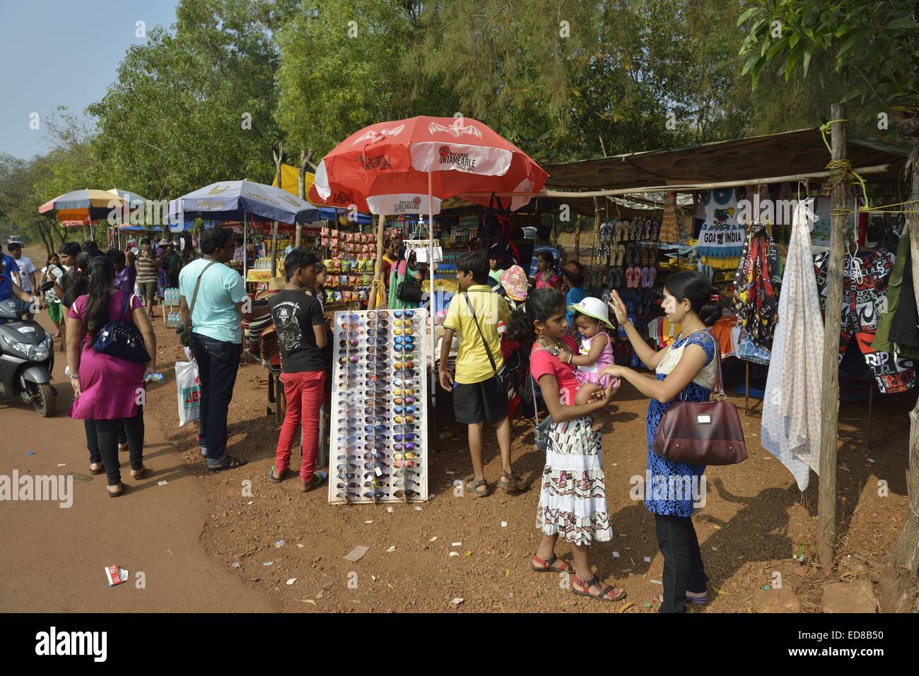 Market in Goa, India Stock Photo Alamy