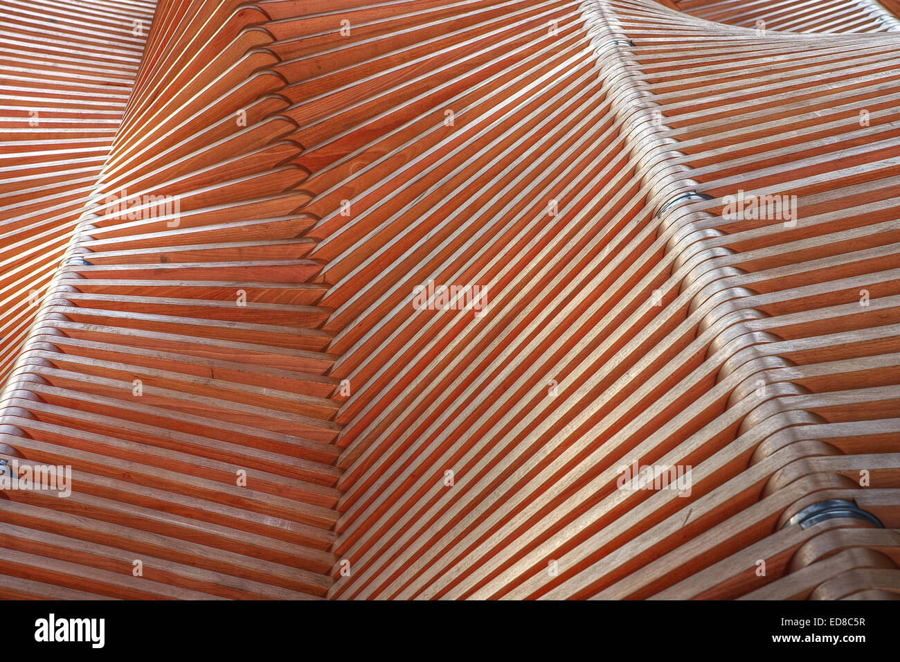 Abstract wooden construction Stock Photo