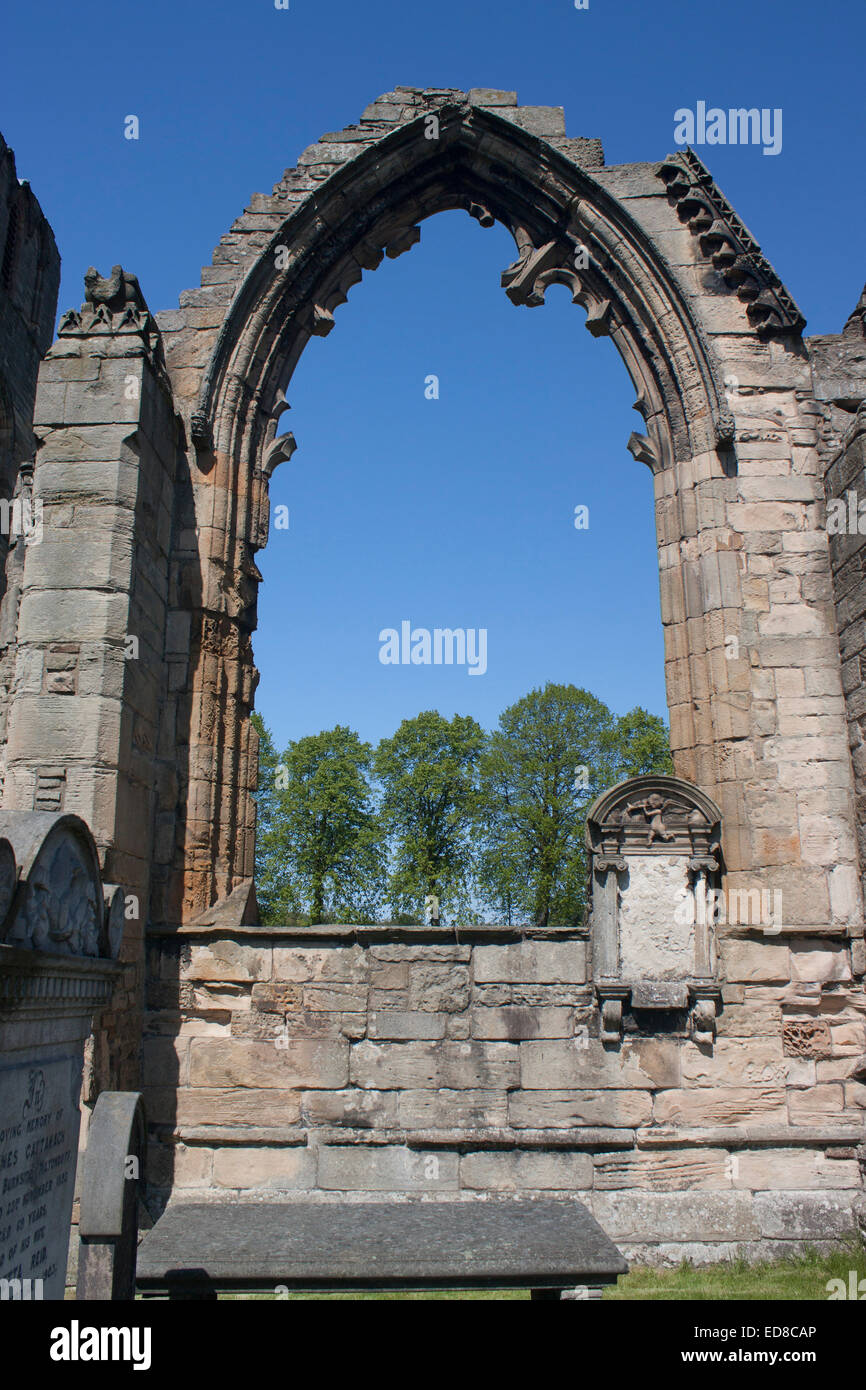 United Kingdom, Scotland, Elgin, Elgin Cathedral ruins Stock Photo