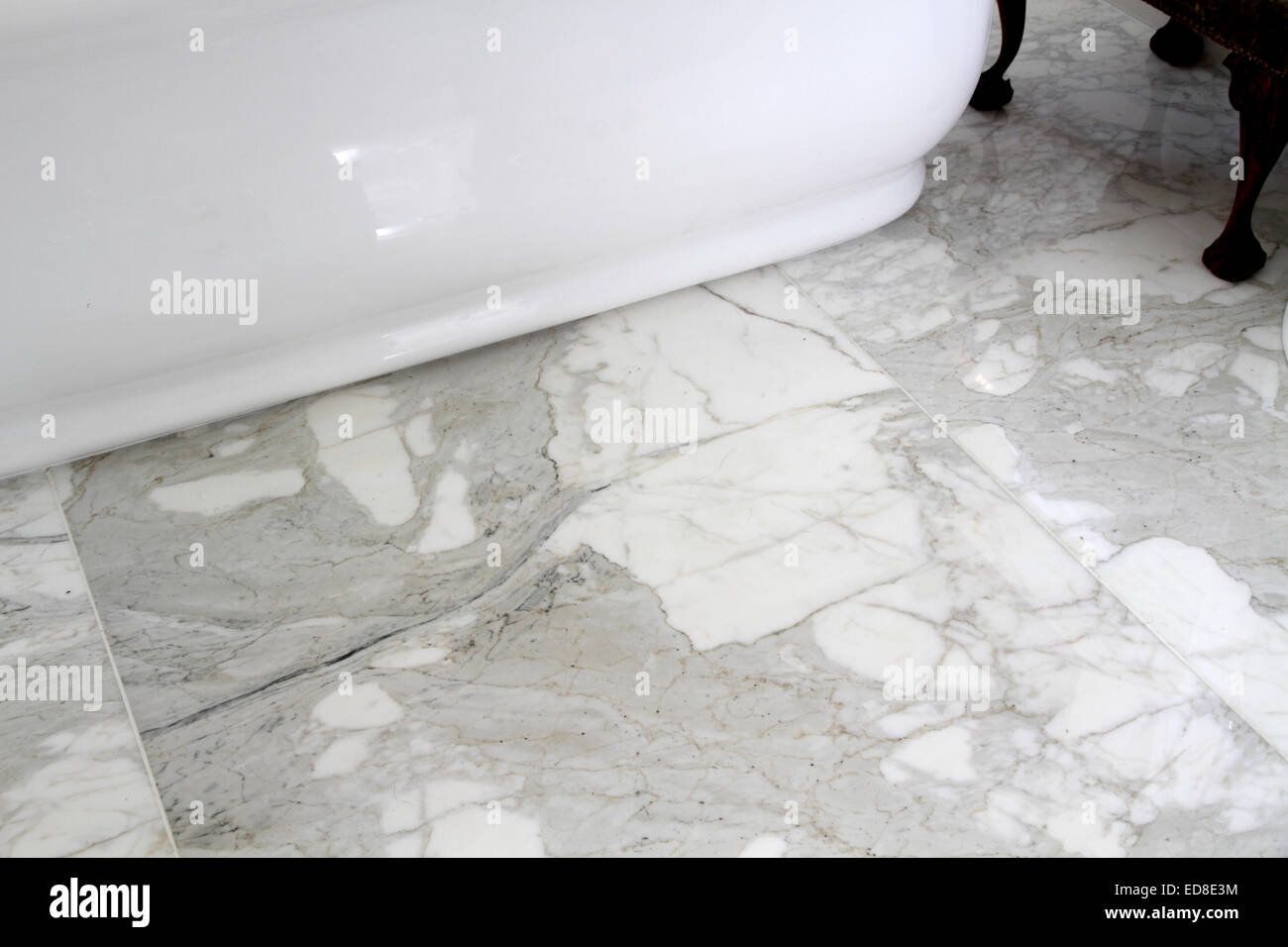 Bathroom marble floor Stock Photo Alamy