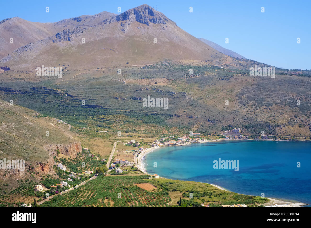 wild and remote - the Mani Peninsula, Peloponnese - Greece Stock Photo