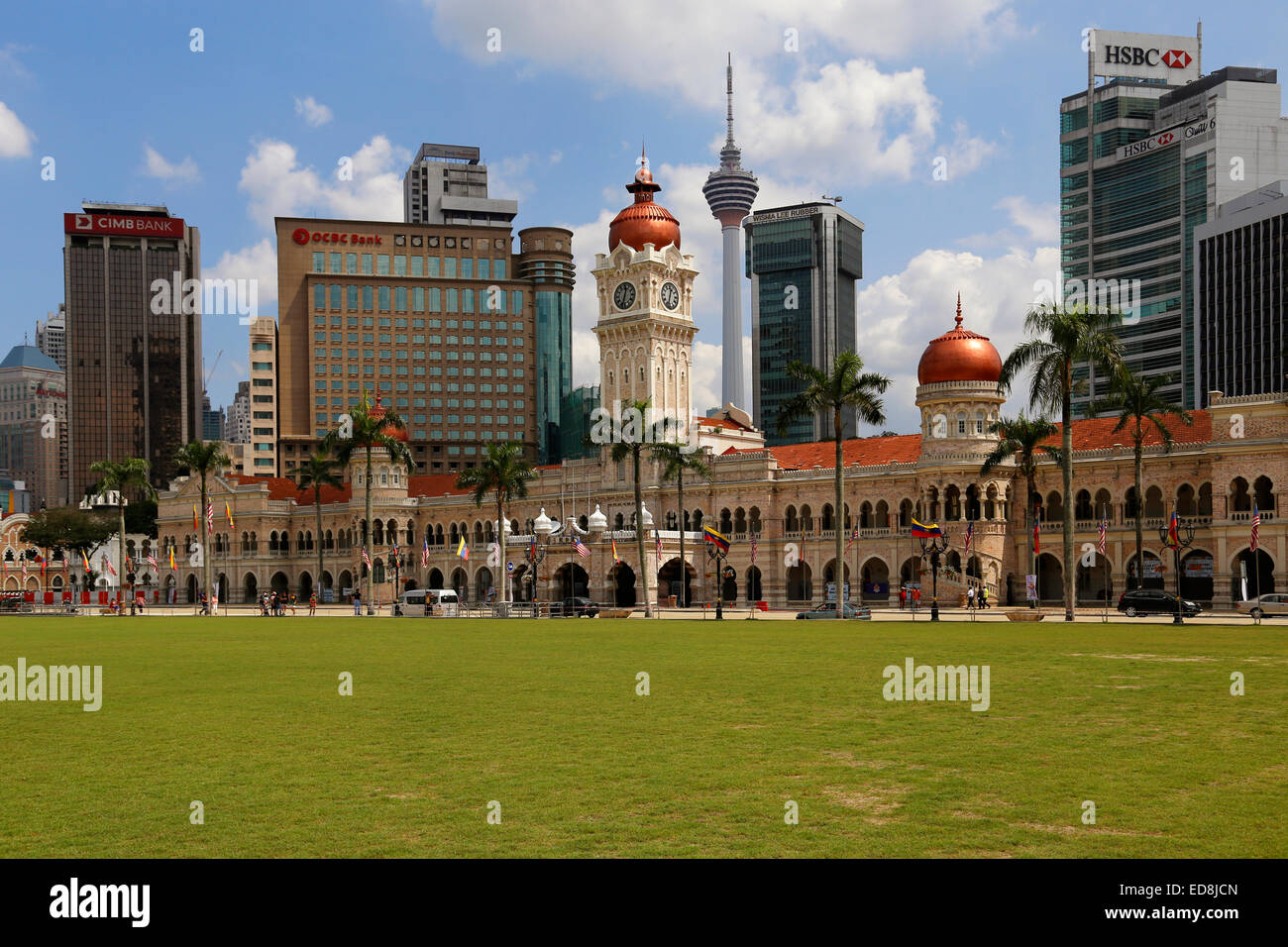 Independence Square Merdeka Field with the Sultan Abdul Samad