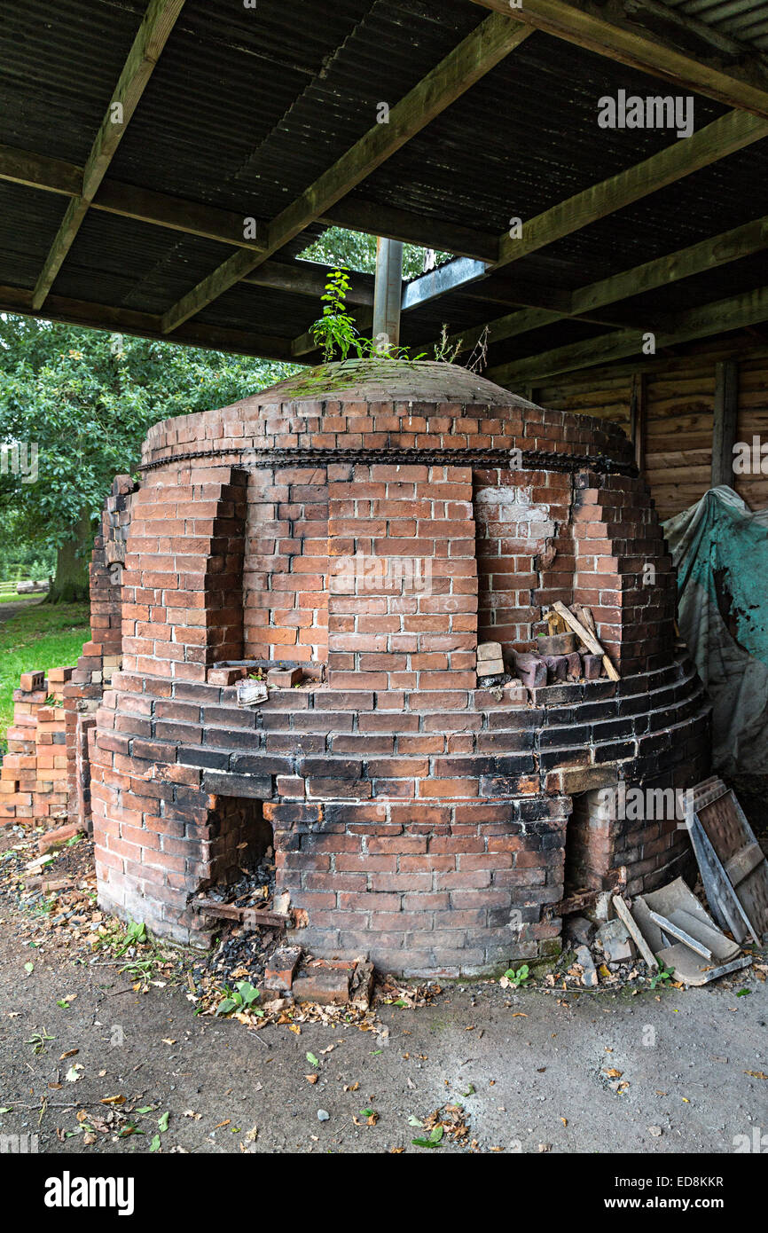 Victorian brick maker's kiln, Acton Scott Historic Working Farm, Shropshire Stock Photo