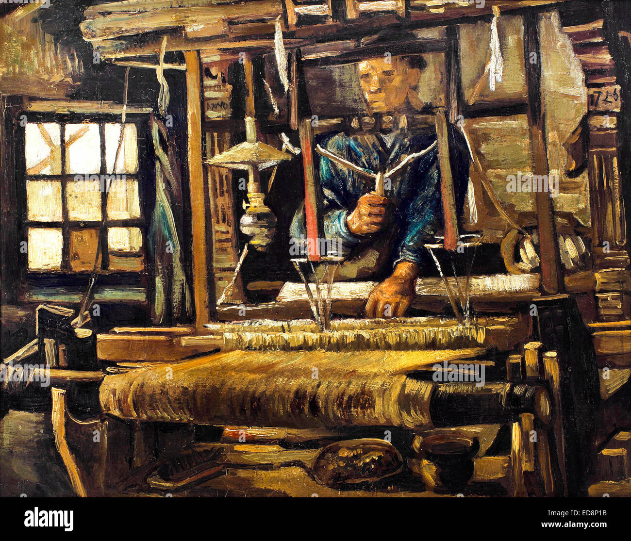 Vincent van Gogh, A Weaver's Cottage 1884 Oil on canvas. Museum