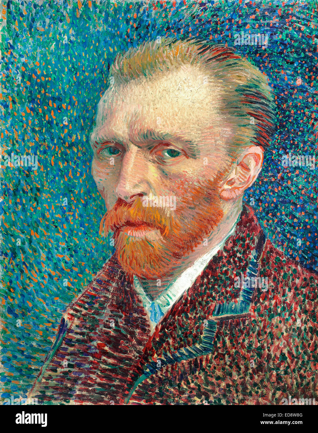 Vincent Van Gogh Self Portrait 1887 Oil On Canvas Art Institute Of Vincent Van Gogh Self Portrait 1887 Oil On Canvas Art Institute Of