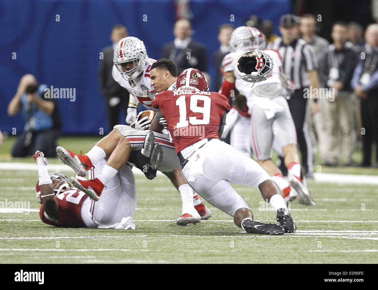 New Orleans, Louisiana, USA. 01st Jan, 2015. Alabama linebacker Reggie