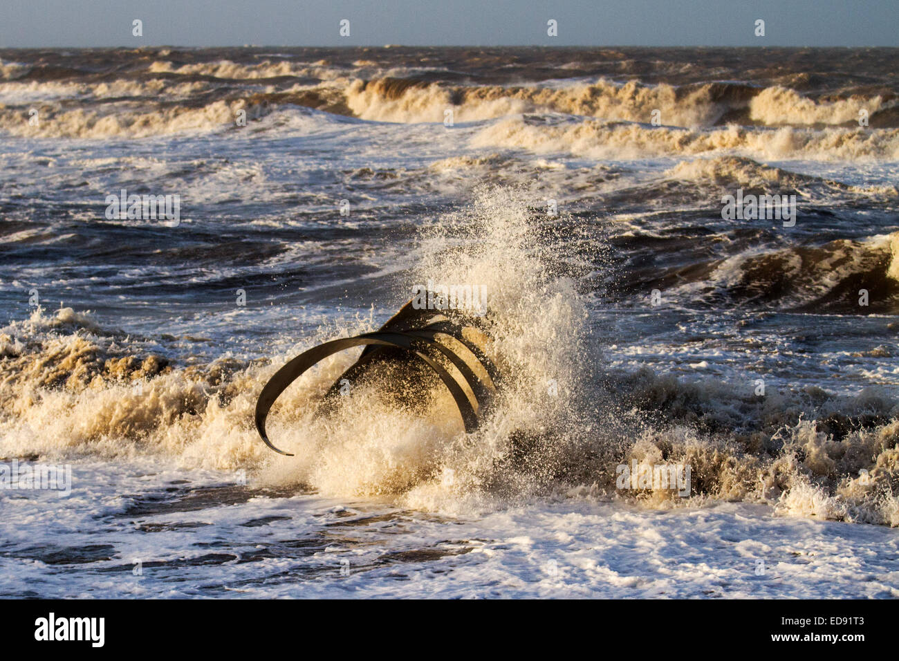Sculpture by Stephen Broadbent ThorntonCleveleys, Blackpool Stock