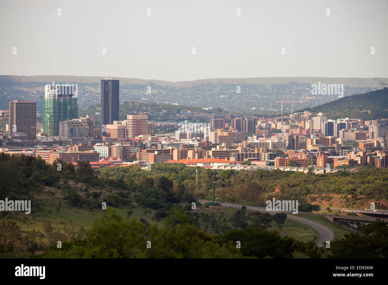 cityscape Pretoria, Gauteng, South Africa, Africa Stock Photo