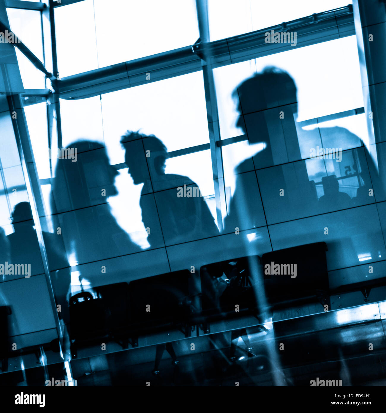 Airport silhouettes hi-res stock photography and images - Alamy