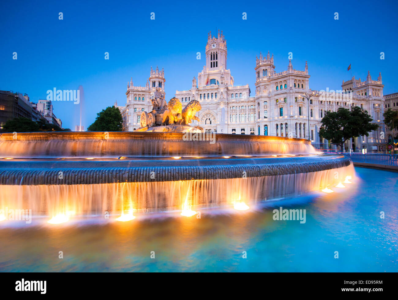 Plaza de Cibeles, Madrid, Spain. Stock Photo