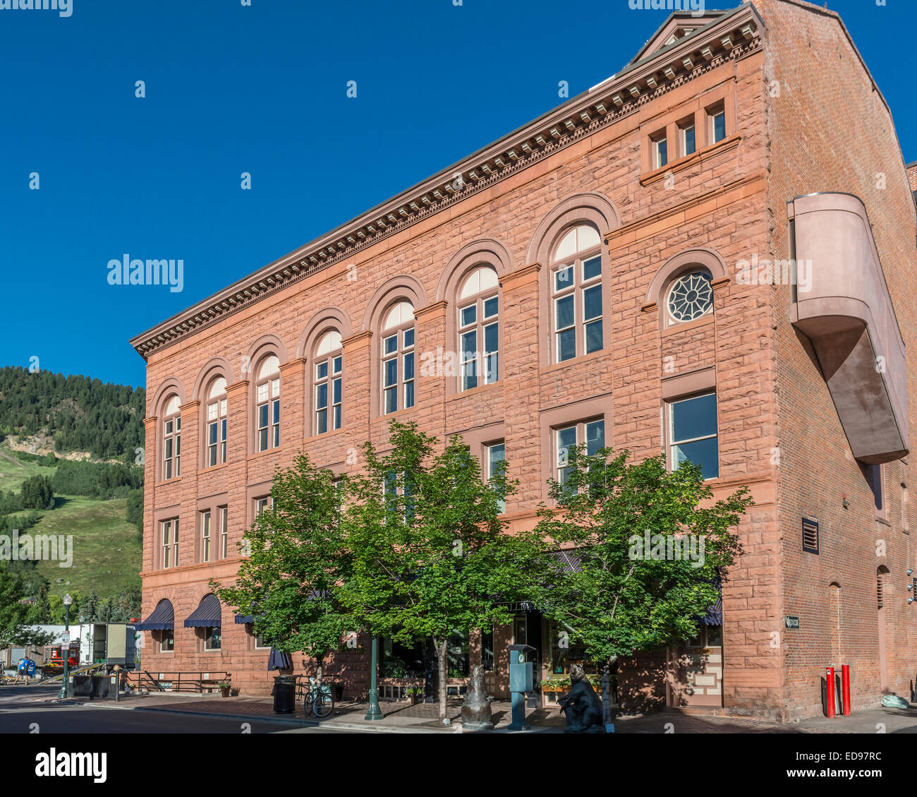 The Wheeler Opera House. Aspen. Colorado. USA Stock Photo