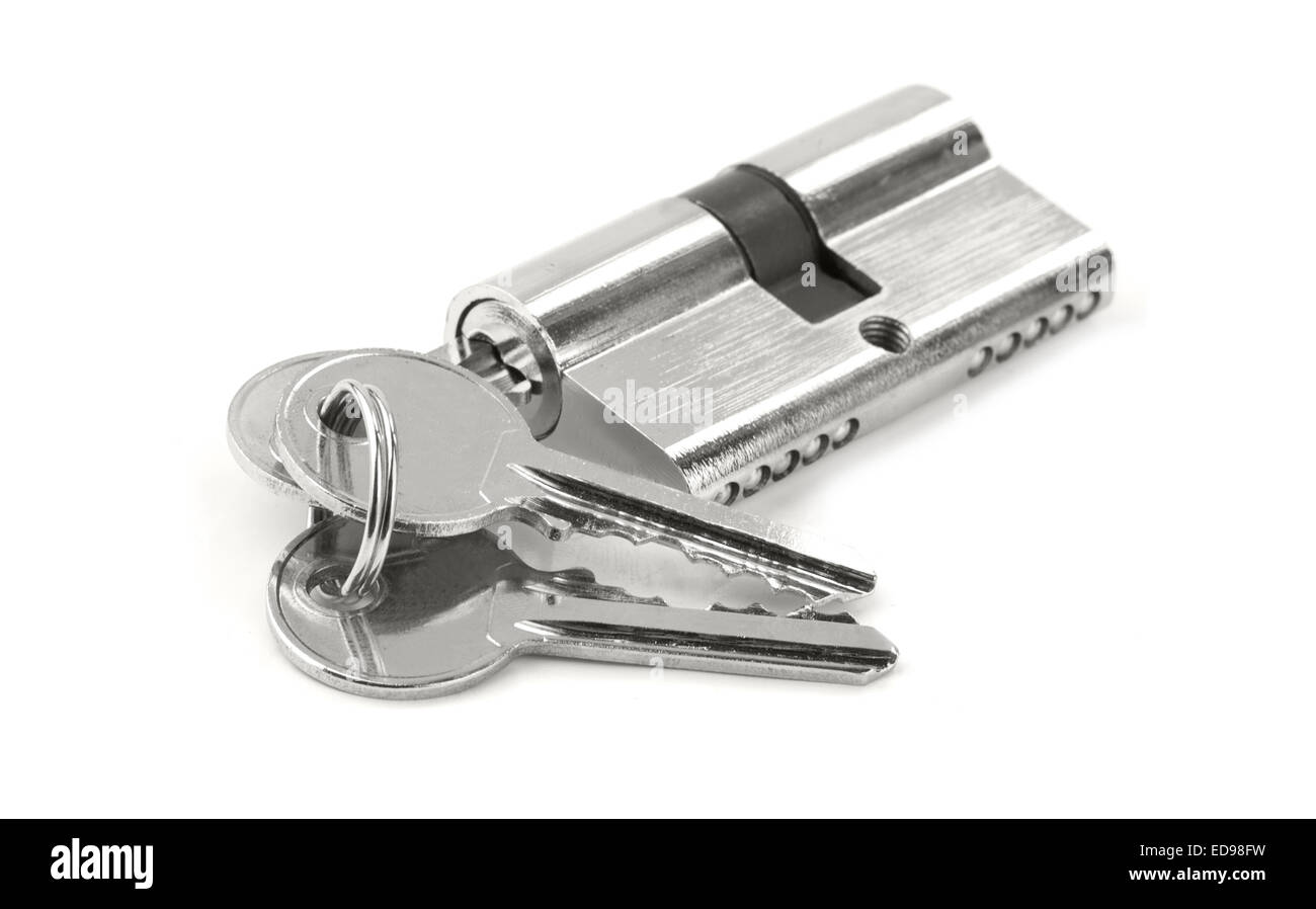 the keys are isolated on a white background Stock Photo - Alamy
