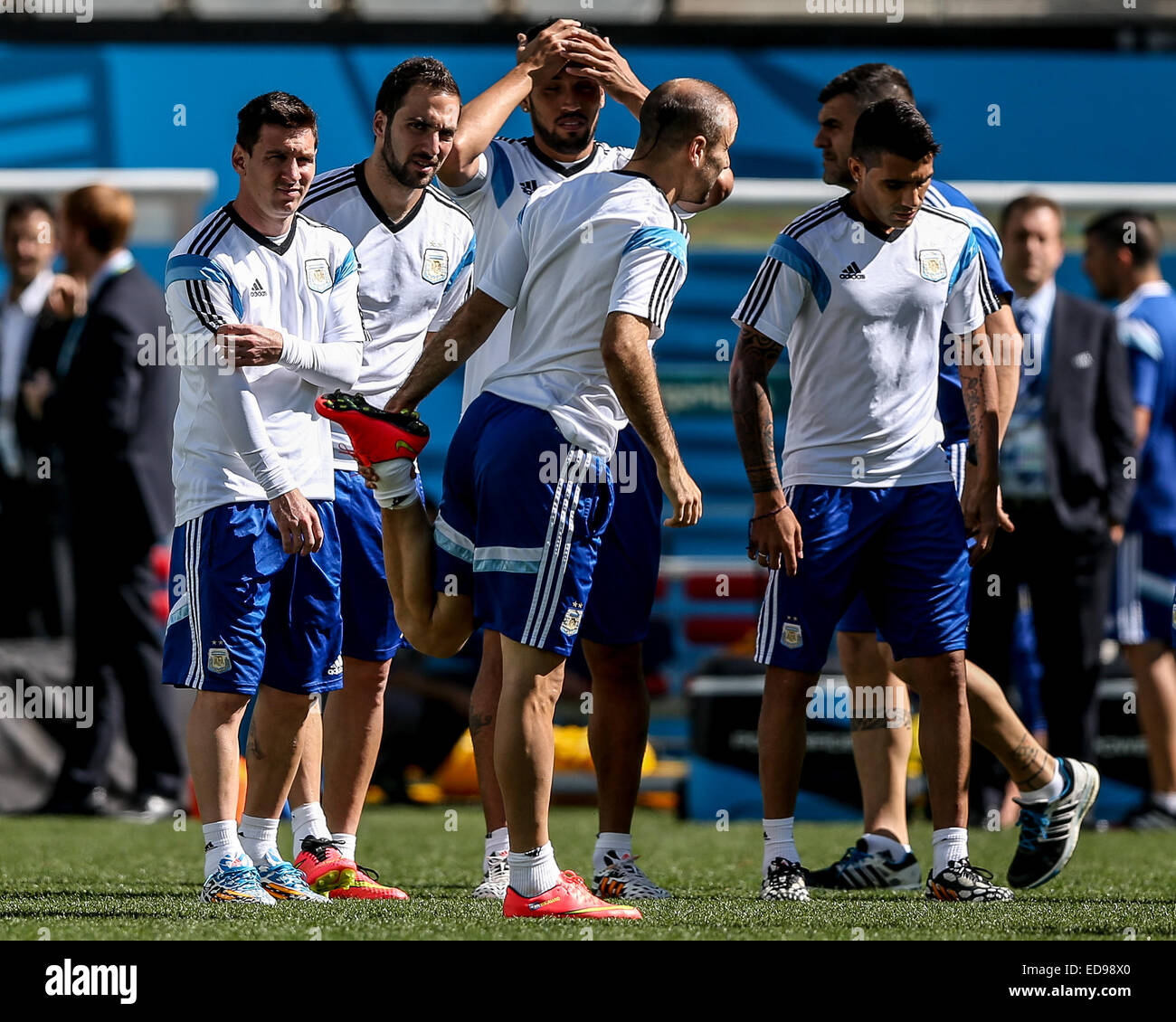2014 Fifa World Cup Argentina National Football Team Training Held At