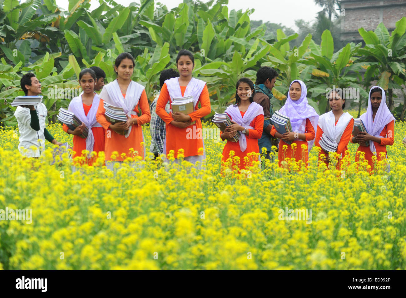 Simple Girl Village Bangladesh Stock Photo 2332334579