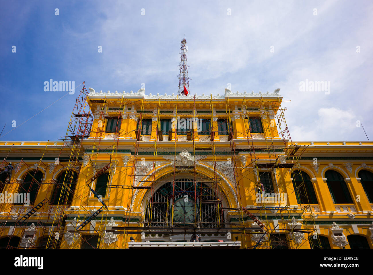 Saigon Central Post Office, Ho Chi Minh City, Vietnam. Stock Photo