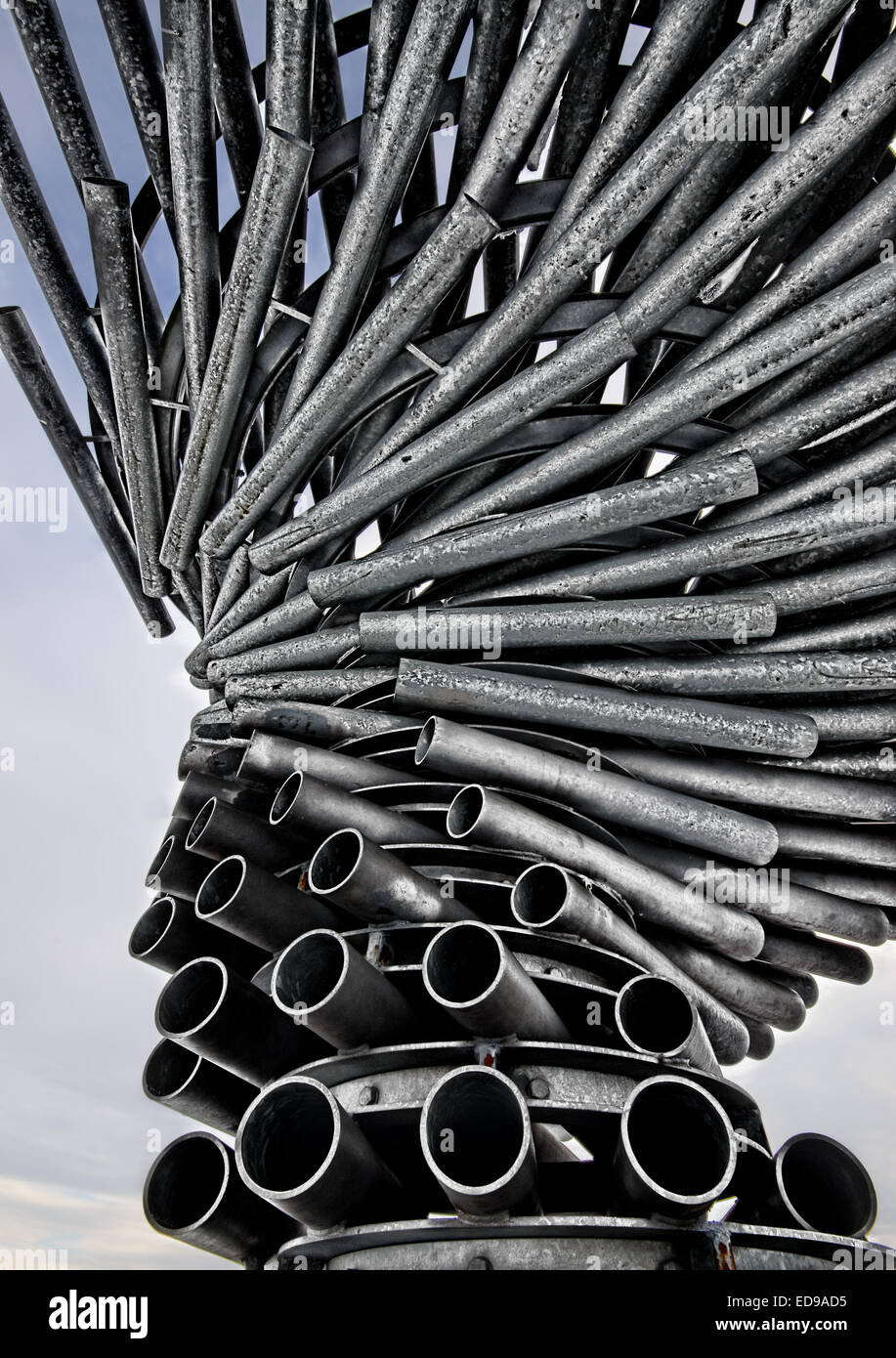 The Singing Ringing Tree Panopticon overlooking Burnley in Lancashire ...