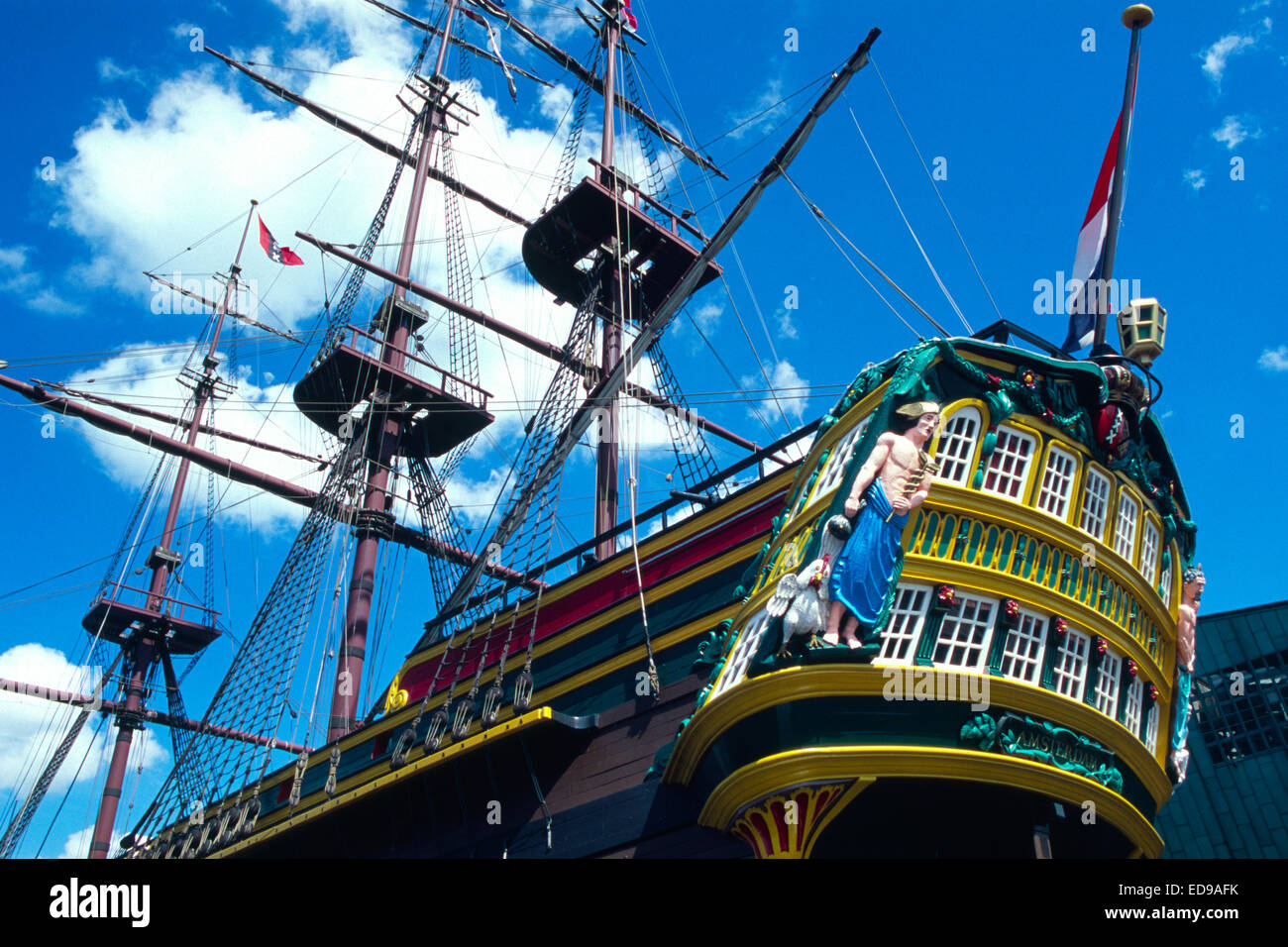 Netherlands, Amsterdam, Sailing Ship Amsterdam Stock Photo Alamy
