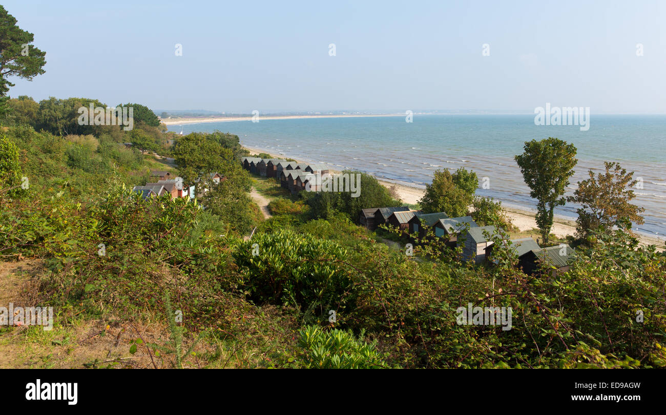 Studland bay middle beach Dorset England UK located between Swanage and