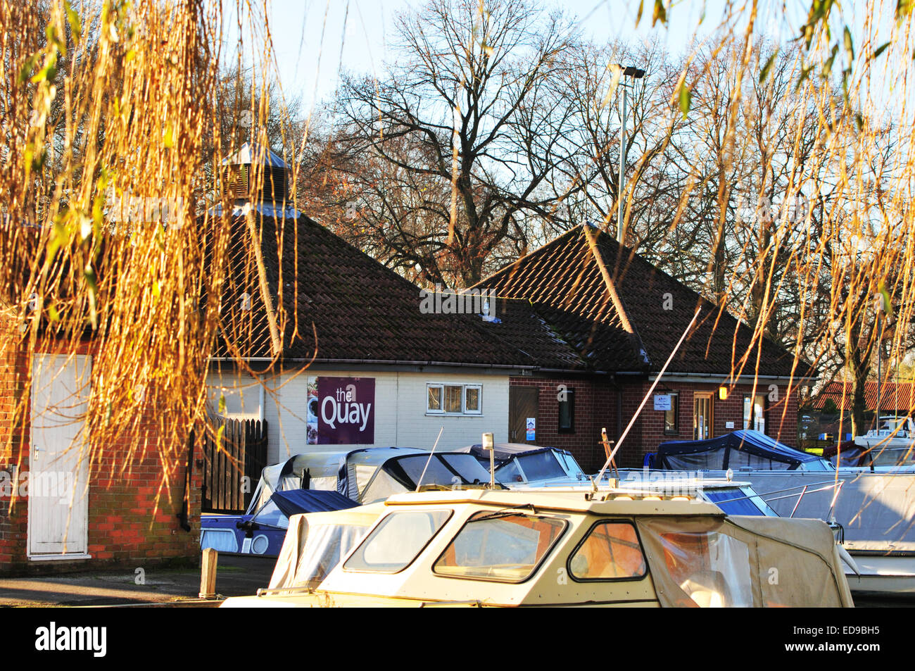 The Quay cafe at Beccles Quay Stock Photo Alamy