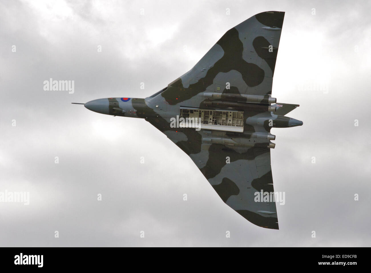British Avro Vulcan bomber at Wings & Wheels 2014, Dunsfold aerodrome