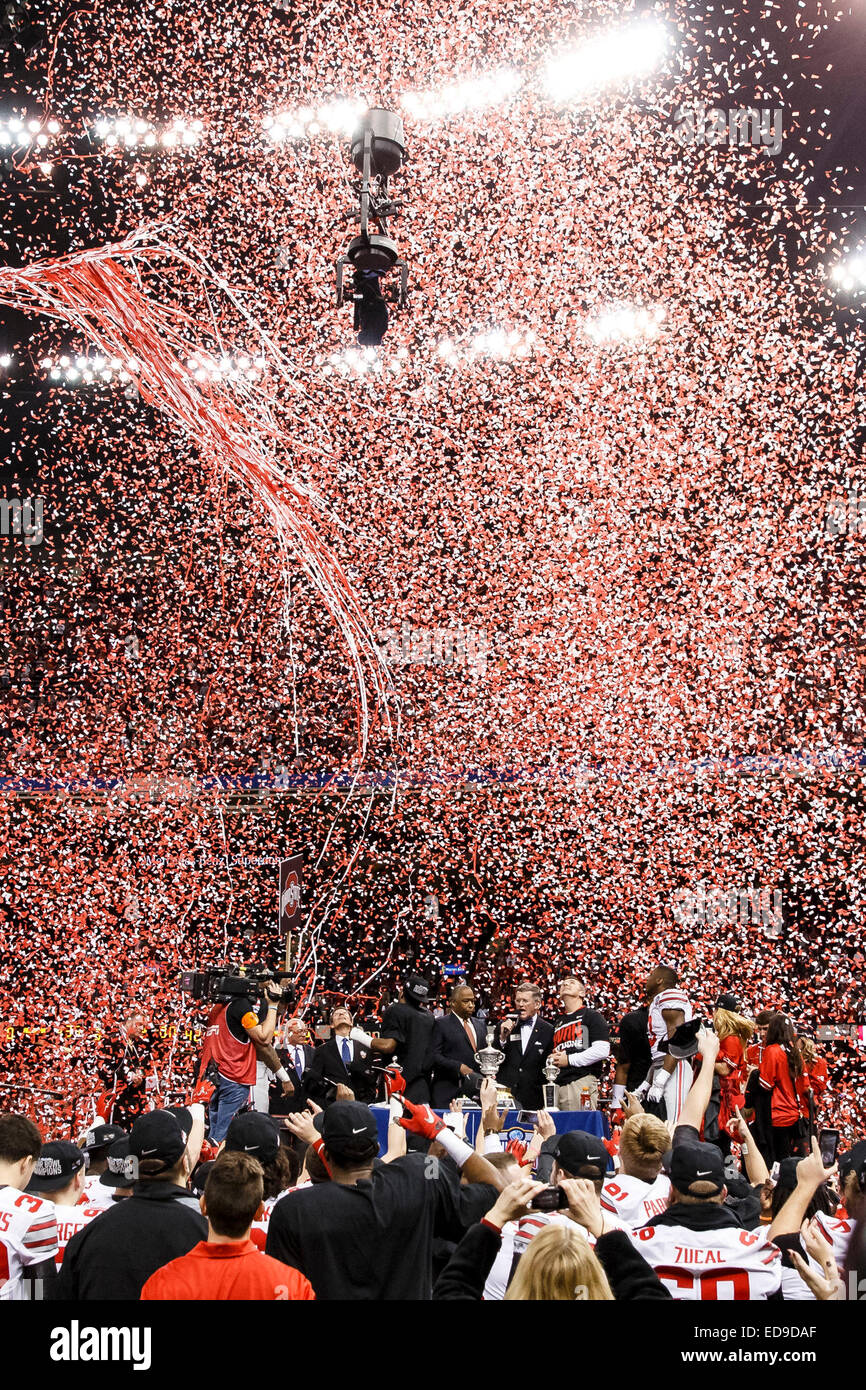 January 1, 2015 An overall view of Ohio State Buckeyes head coach Urban Meyer and the Sugar