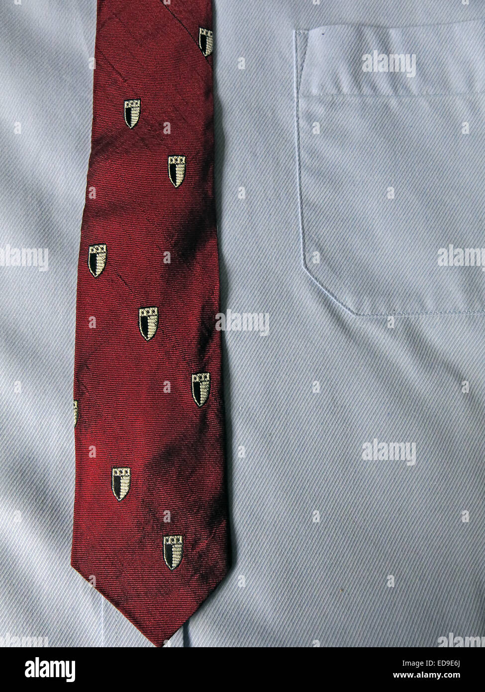 Interesting vintage US tie Le Rinayers York Penna, male neckware in silk Stock Photo