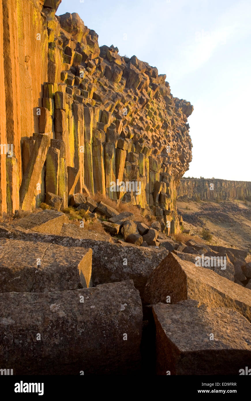 Trout Creek climbing area located on the east side of the Cascades in