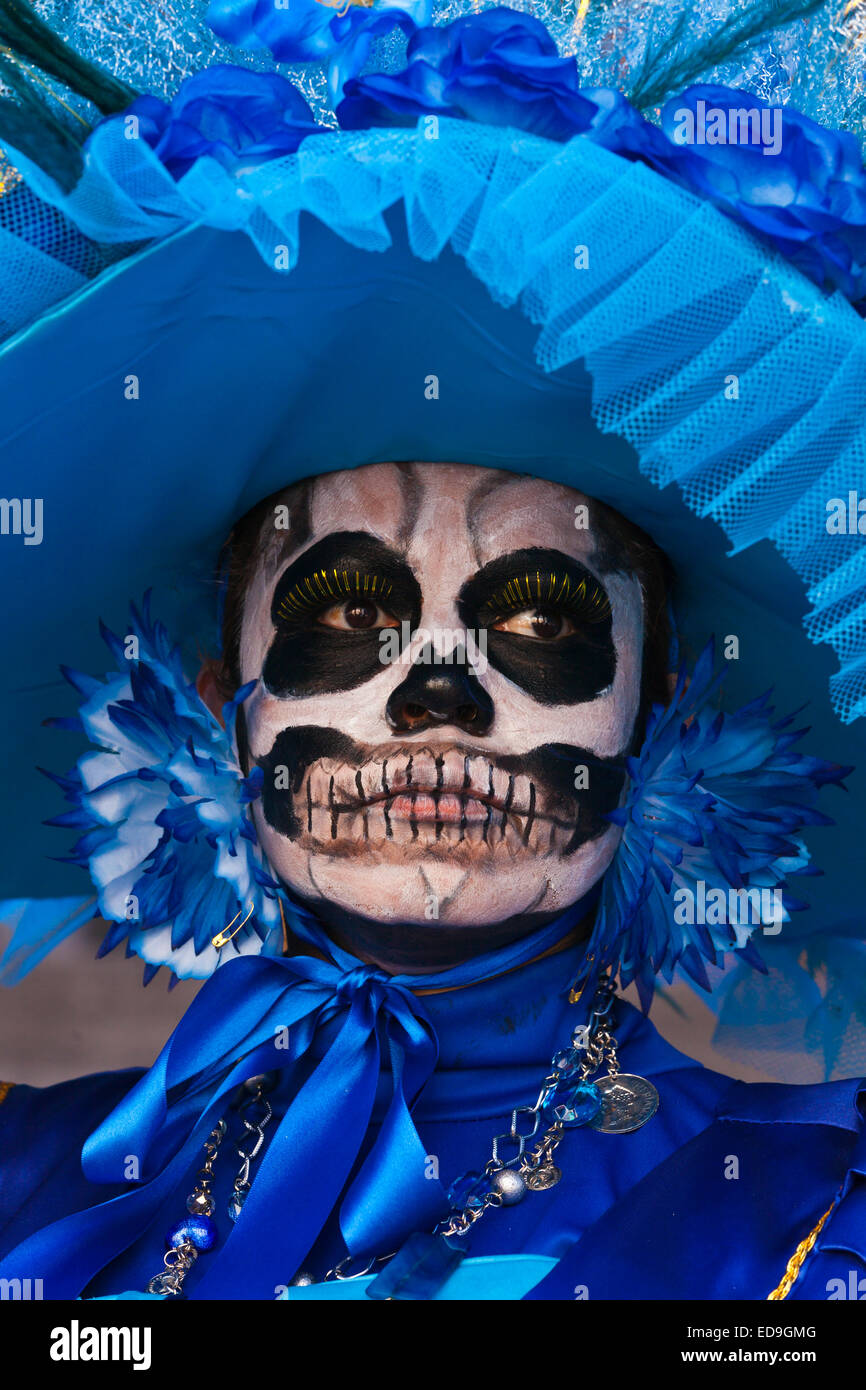 LA CALAVERA CATRINA or Elegant Skull, is the icon of the DAY OF THE DEAD - GUANAJUATO, MEXICO Stock Photo