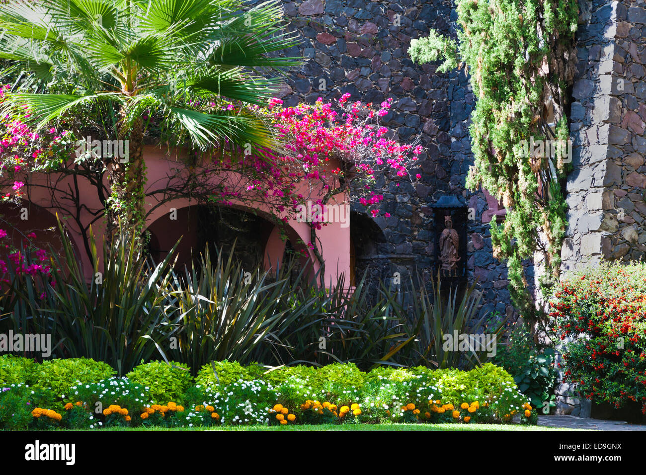 SAINT PAULS CHURCH - GUANAJUATO, MEXICO Stock Photo