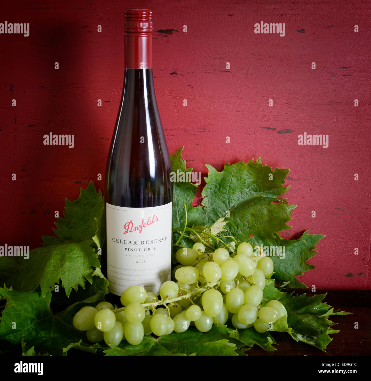 Australian premium export quality wine with bottles of Penfolds special