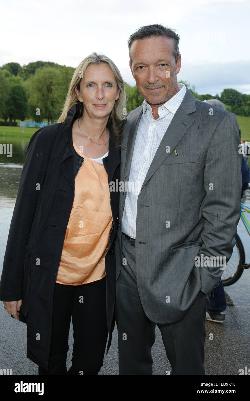 Peugeot BVC Casting Soiree Summer Reception at Olympiaturm Featuring: Michael  Roll,Claudia Heiss Where: Munich, Germany When: 30 Jun 2014 Stock Photo -  Alamy