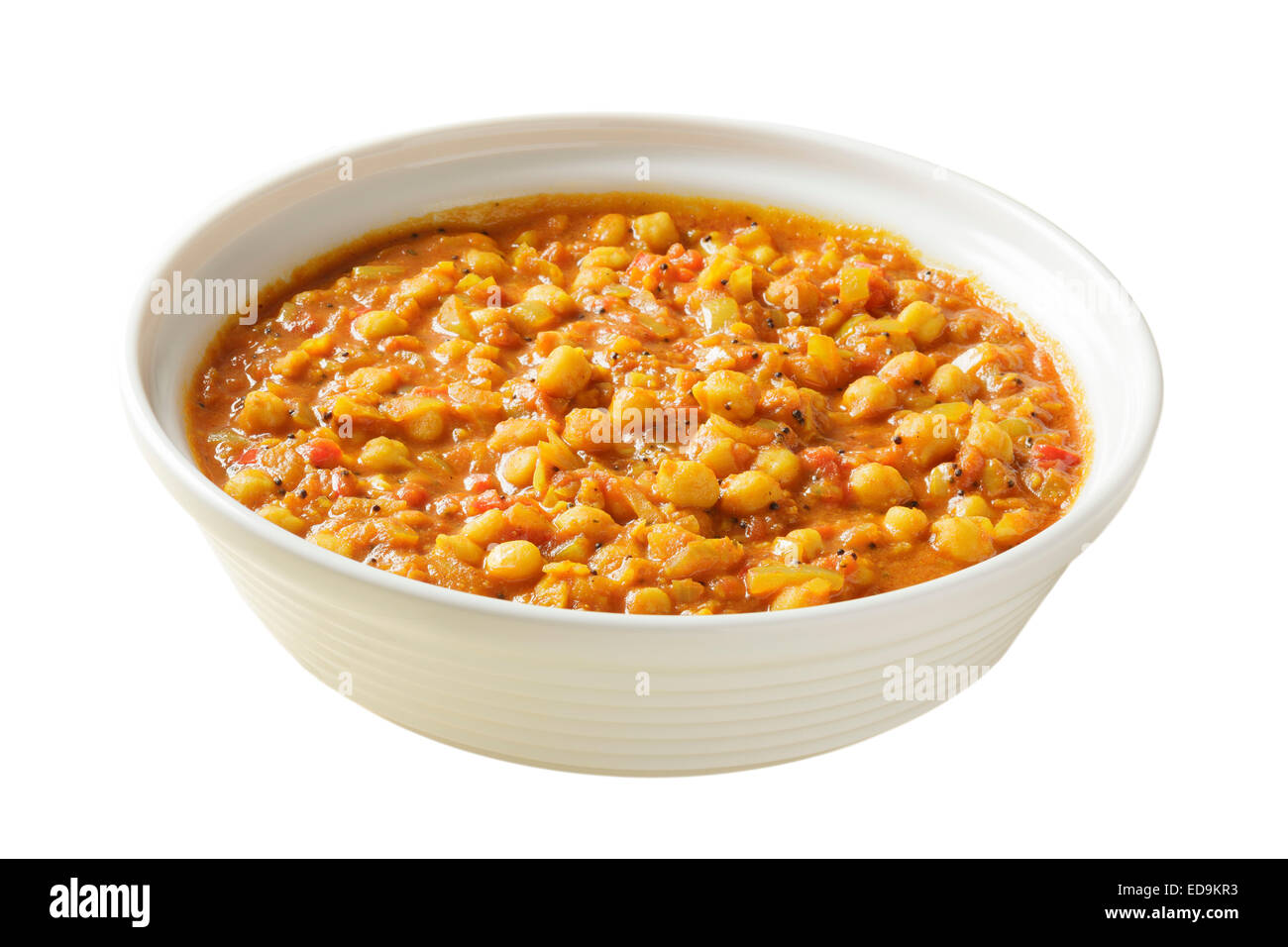 Chick pea curry Stock Photo