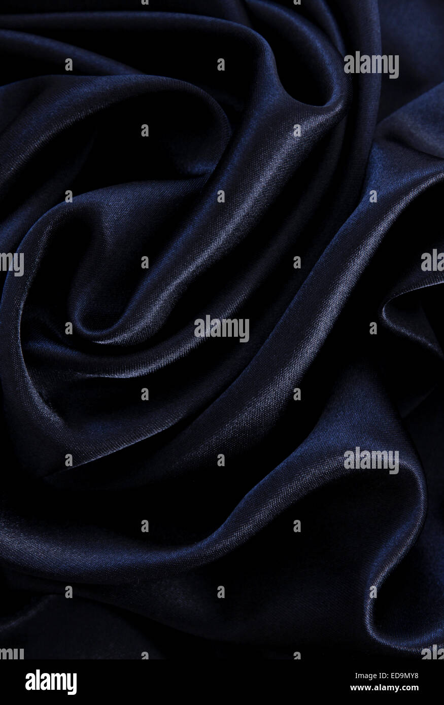 Smooth elegant black silk can use as background Stock Photo Alamy