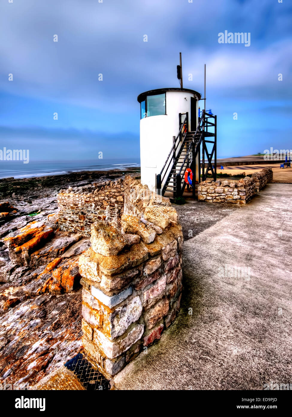 The Eastern Promenade, Porthcawl on the South Coast of Wales Stock Photo