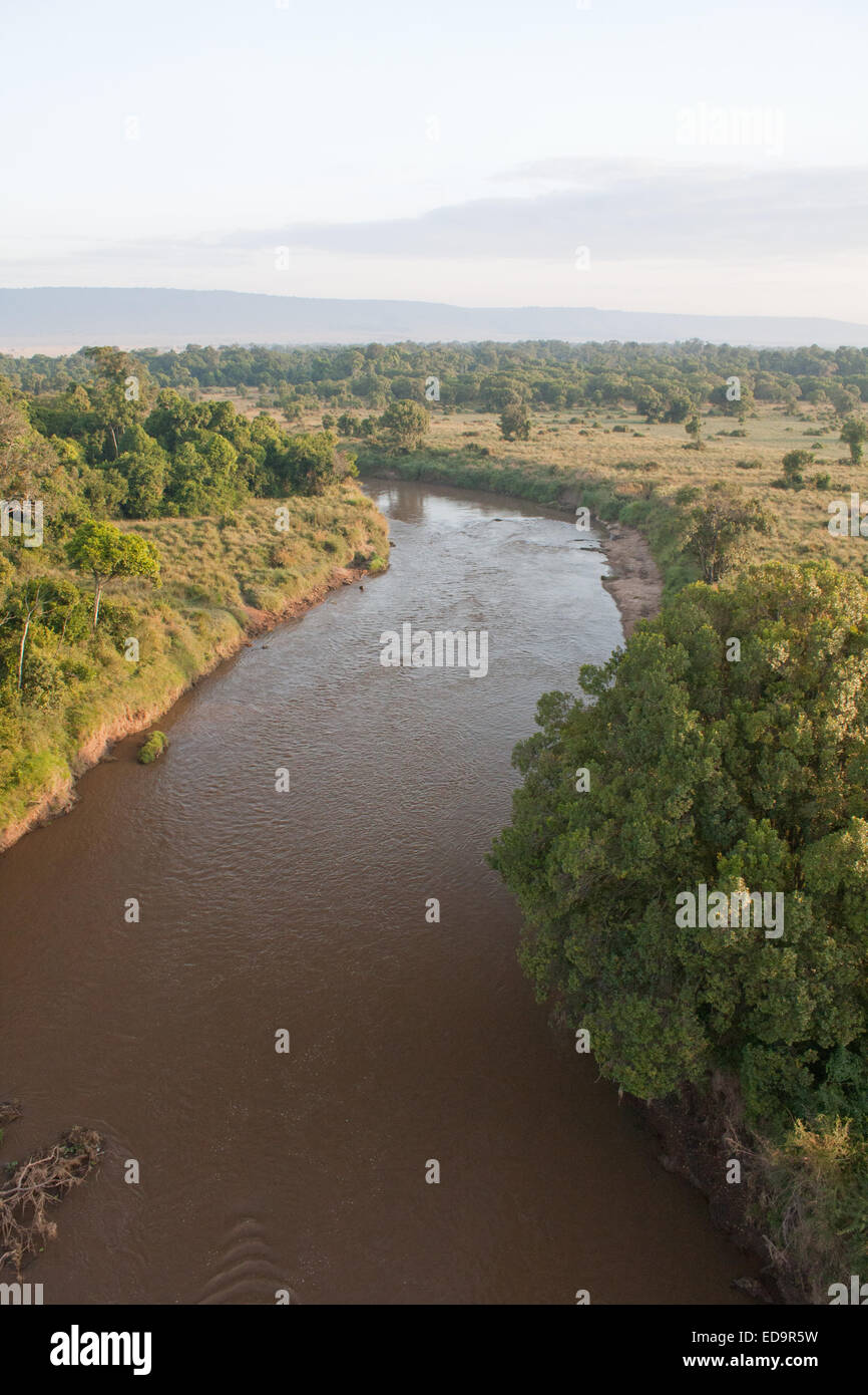 Aerial view mara river hi-res stock photography and images - Alamy