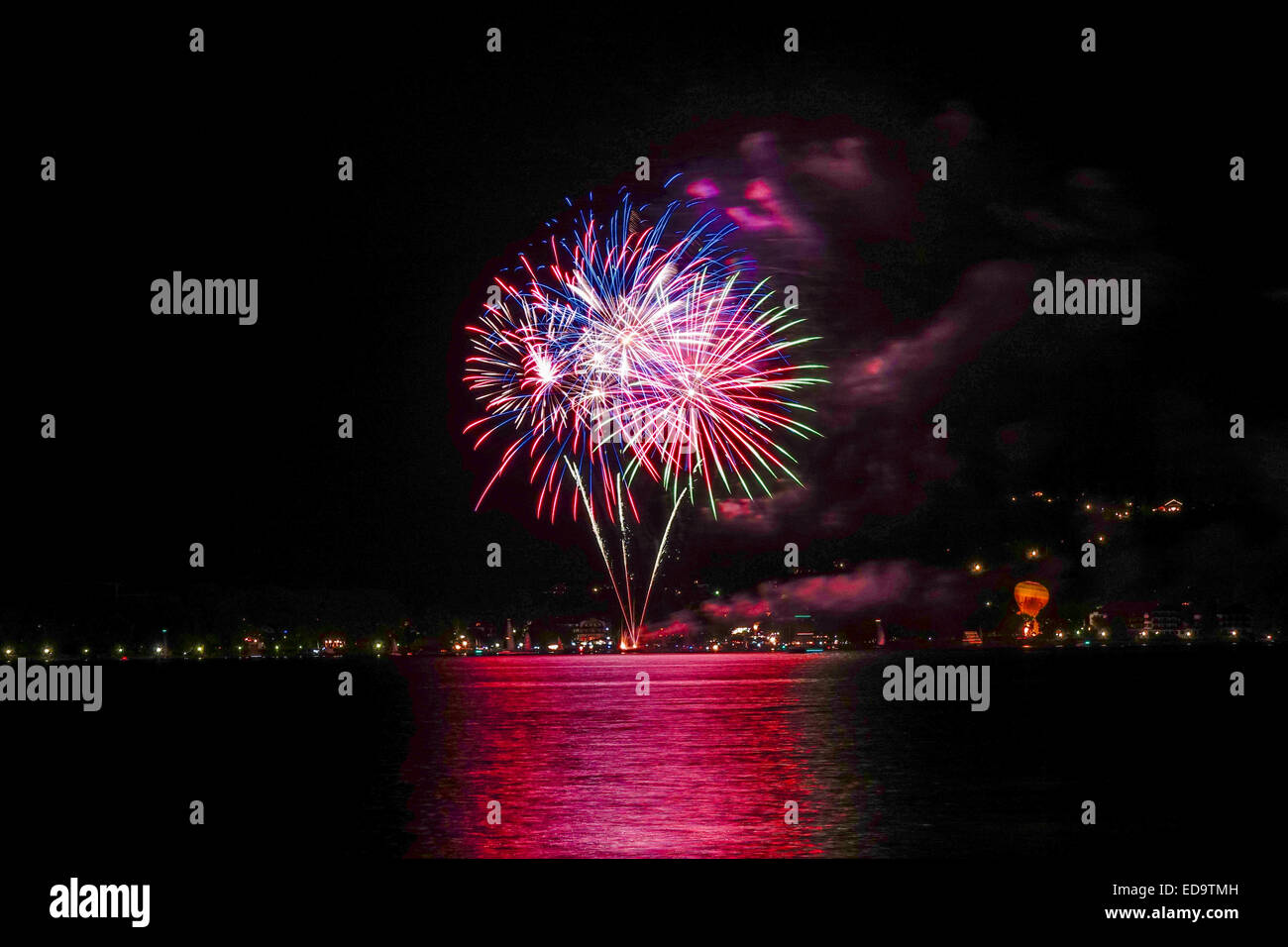 feuerwerk am rhein