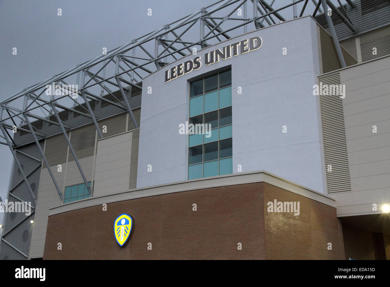 Leeds United Football ground, Elland Road, Leeds Stock Photo Alamy