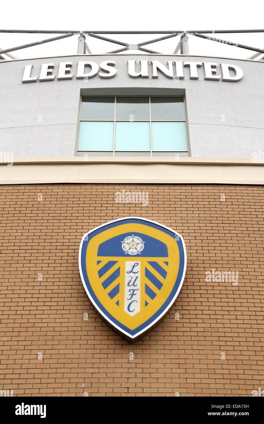 Leeds United Football ground, Elland Road, Leeds Stock Photo Alamy