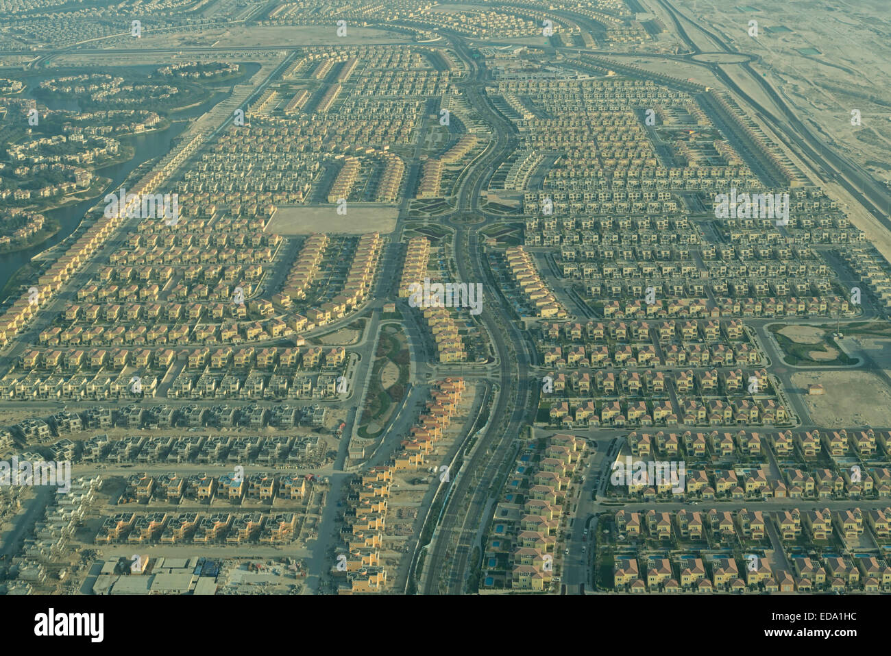 Residential Prospect in Dubai, UAE Stock Photo