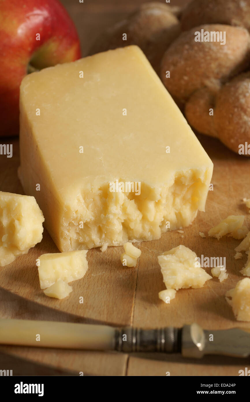 Lancashire cheese a traditional English cheese from the county of