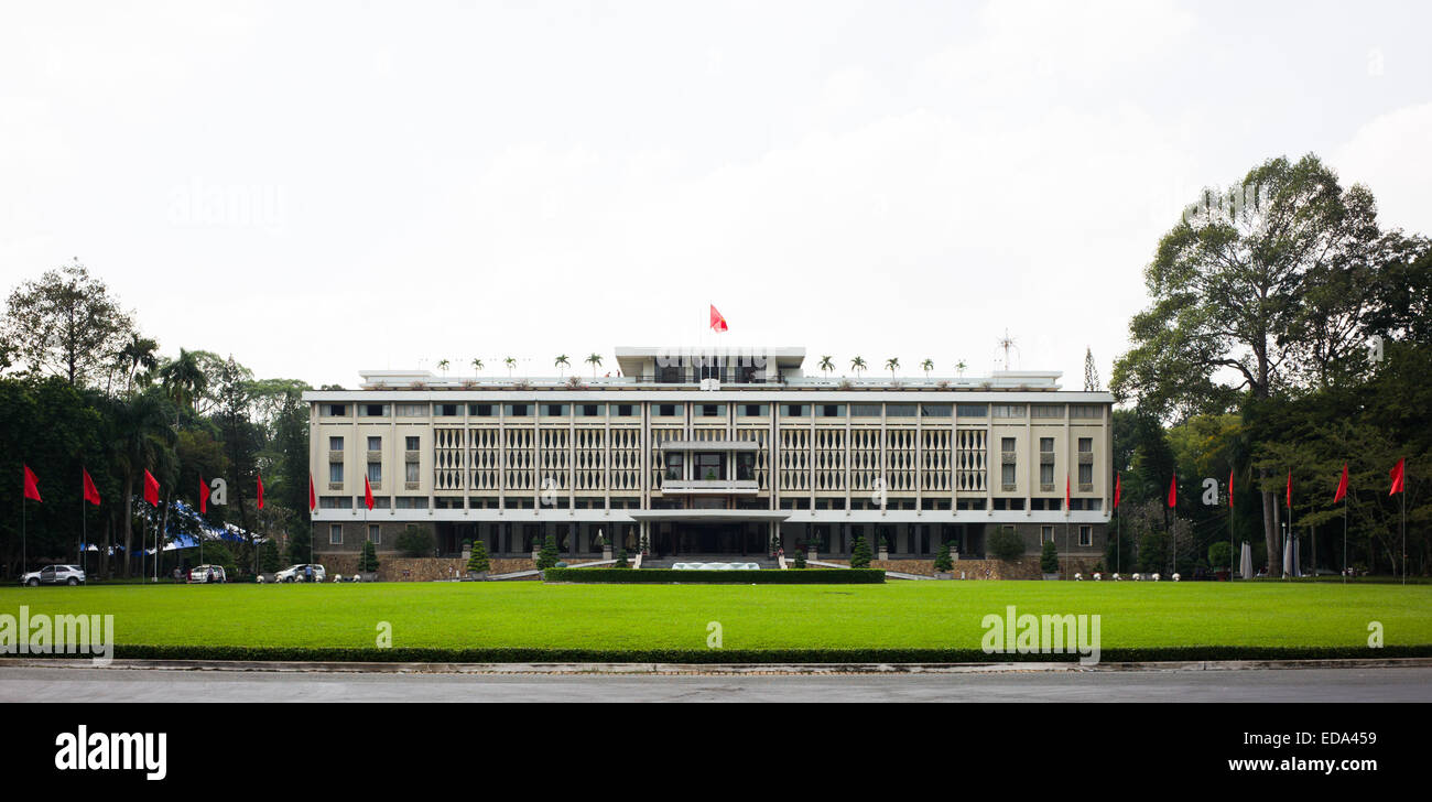 Independence Palace, aka Reunification Palace, Ho Chi Minh, Vietnam. Stock Photo