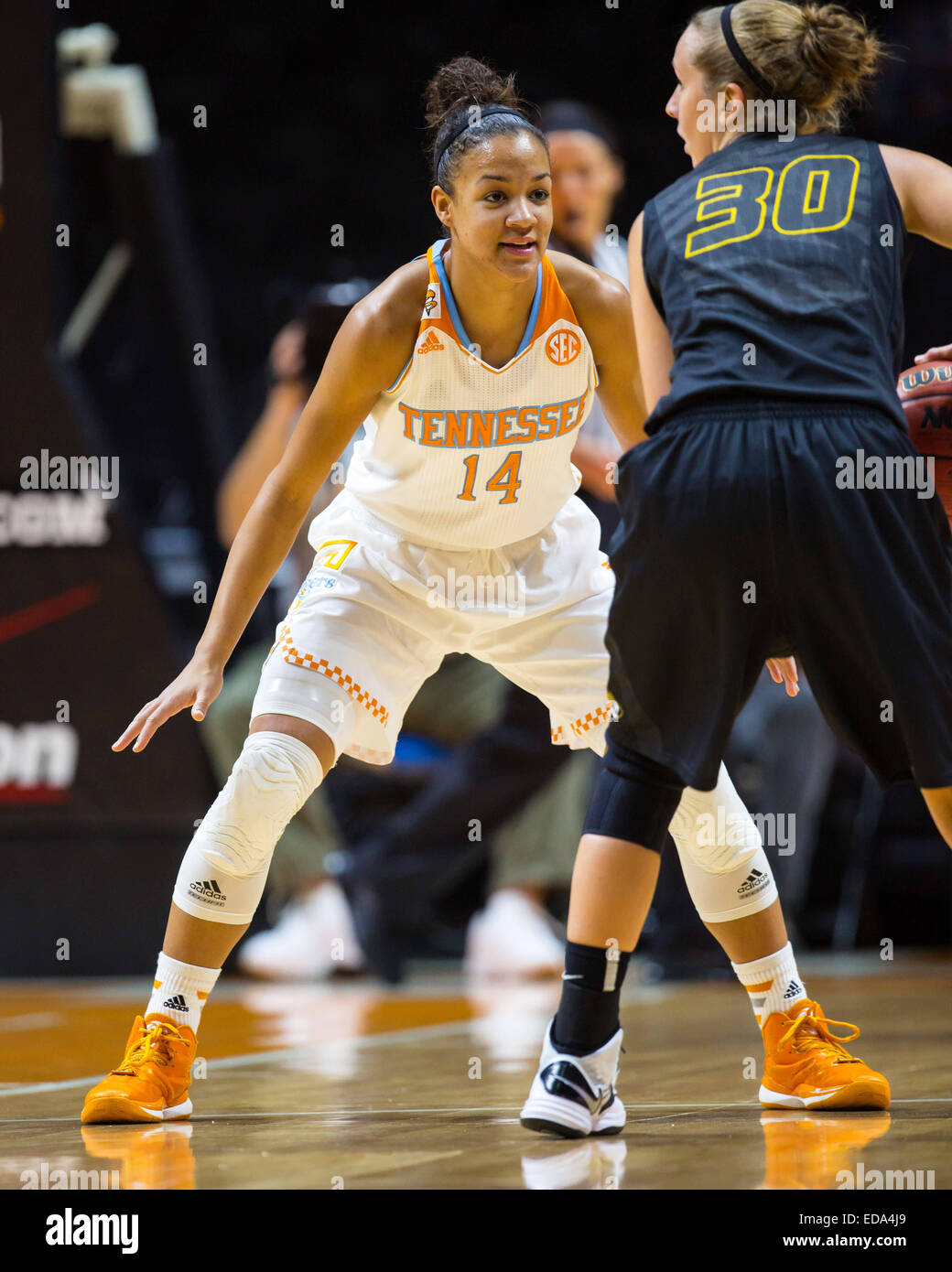 January 2, 2015: Andraya Carter #14 of the Tennessee Lady Volunteers