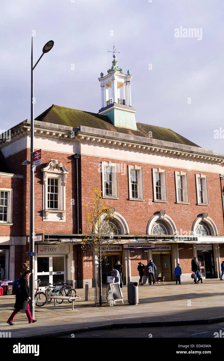 Exeter Central rail station Stock Photo