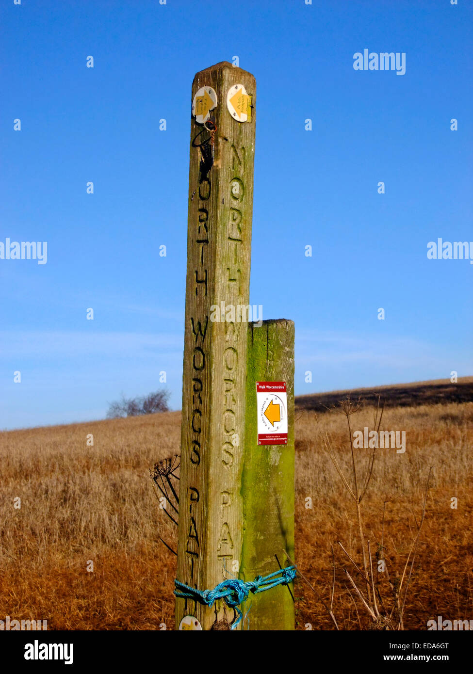 Wooden Signpost Marker for the North Worcestershire Path, Cofton ...