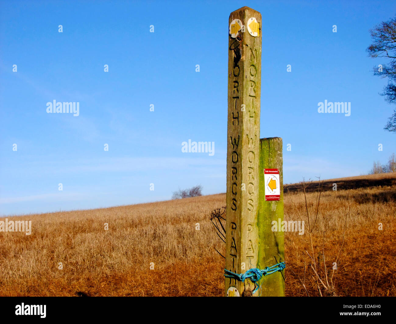 Wooden Signpost Marker for the North Worcestershire Path, Cofton ...