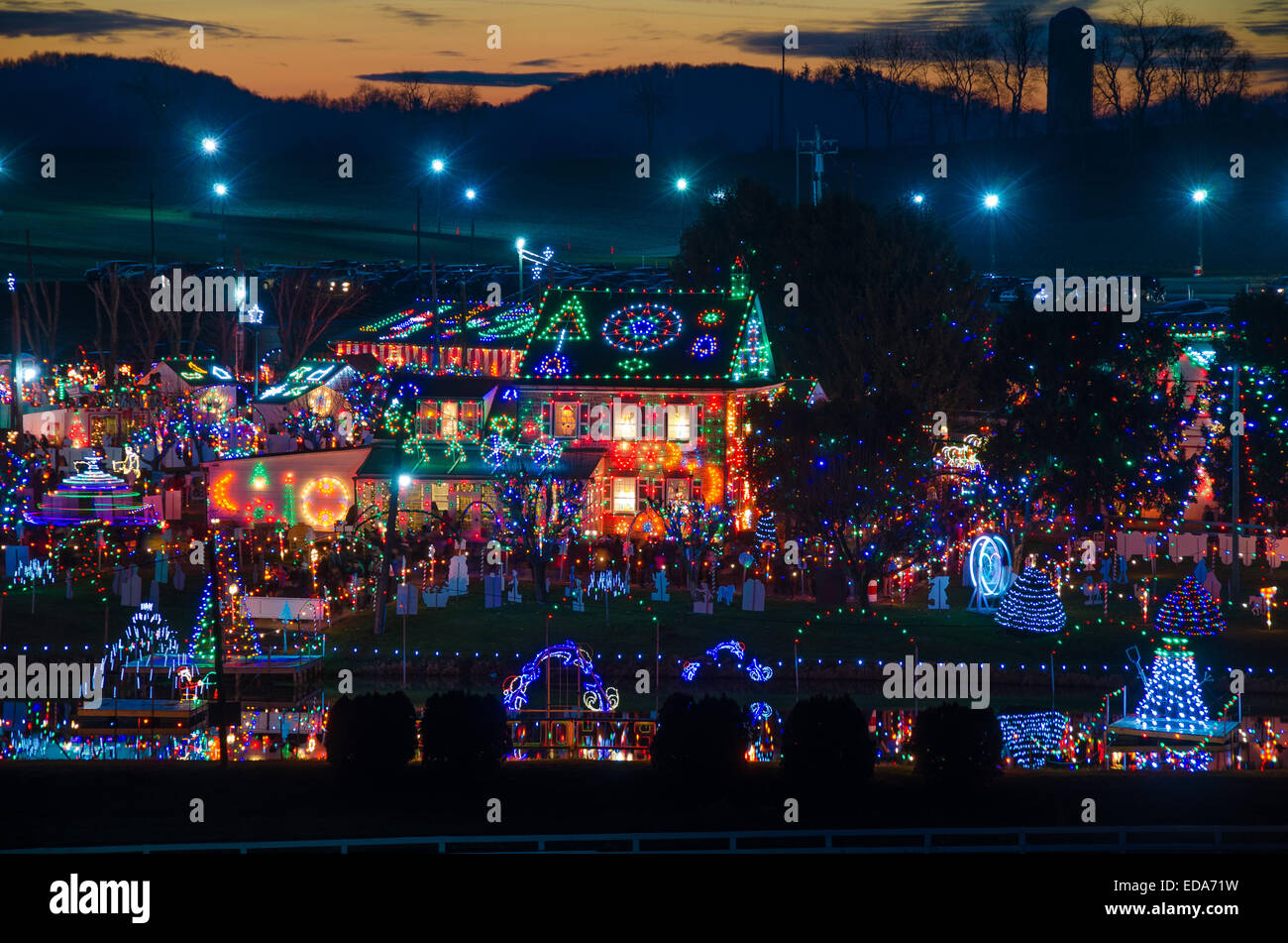 Village christmas lights hires stock photography and images Alamy